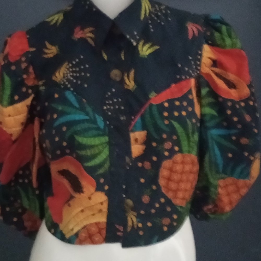 Farm rio crop top. Excellent